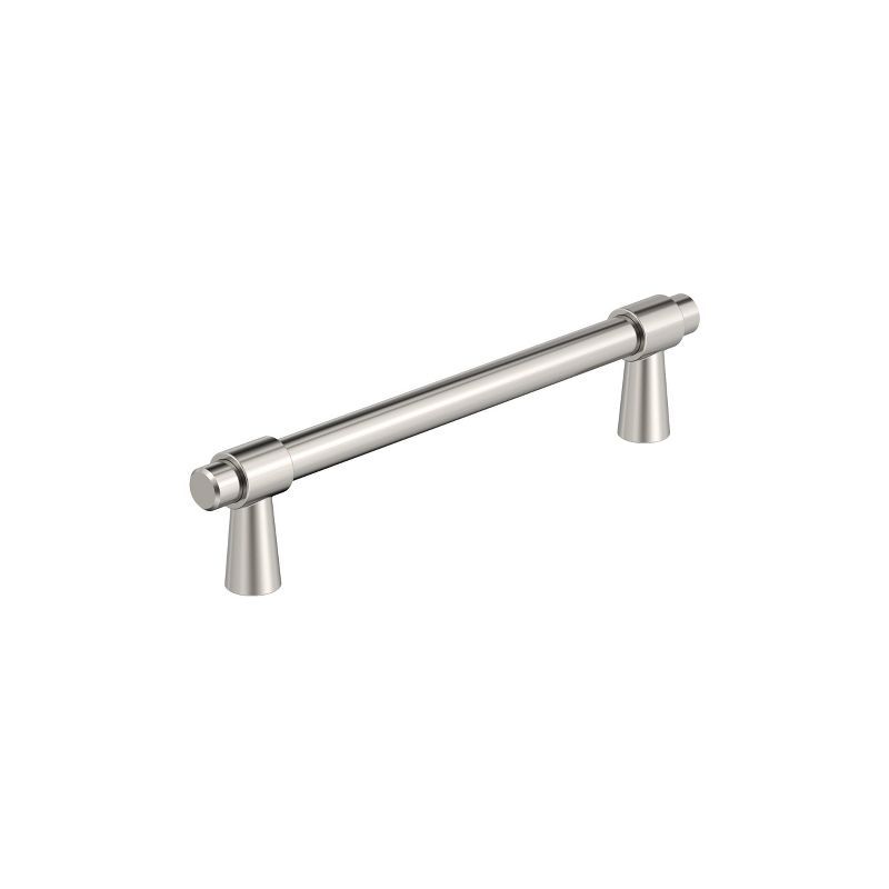 Polished Nickel Modern Industrial Bar Cabinet Pull