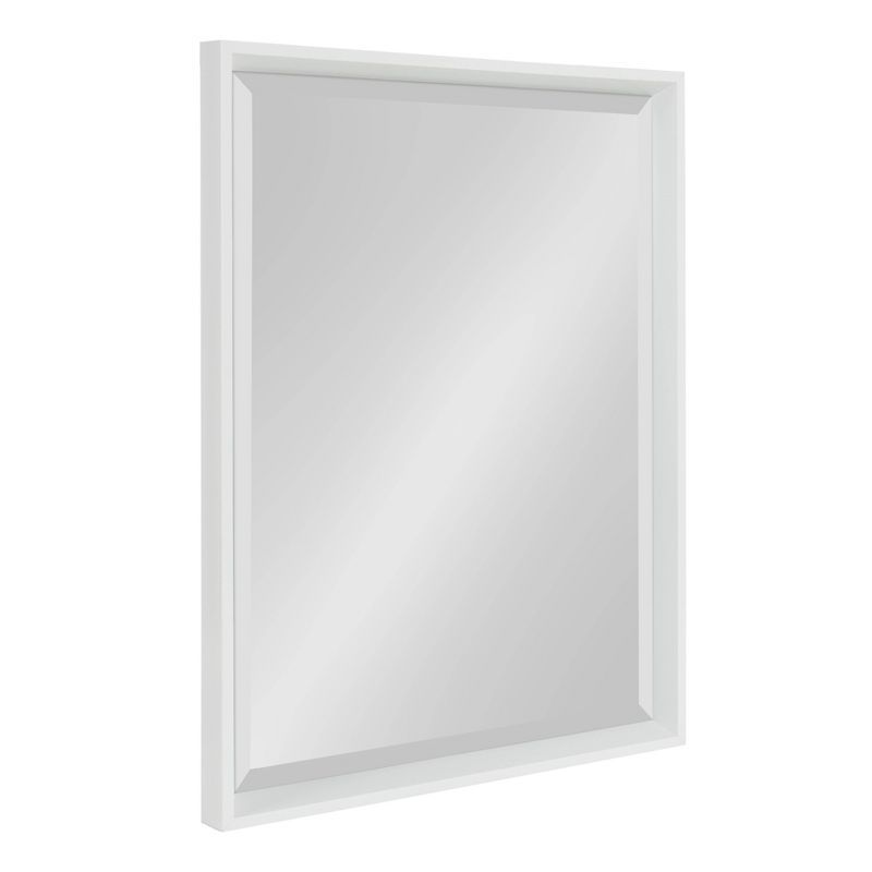 Calter Contemporary Full-Length Rectangular Dresser Mirror in White