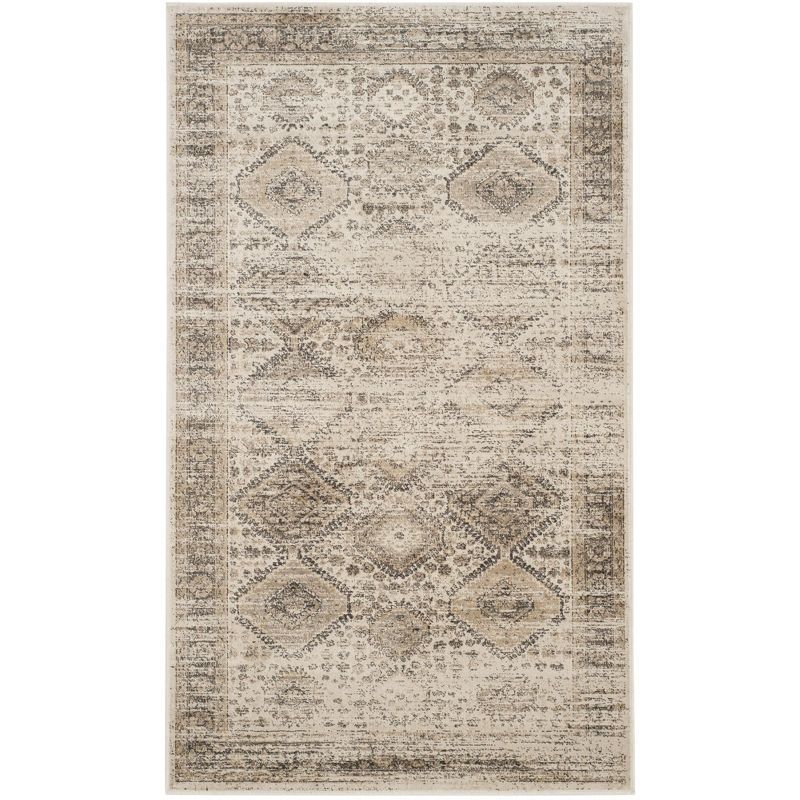 Gray Hand-Knotted Wool and Viscose Rectangular Rug 10' x 14'