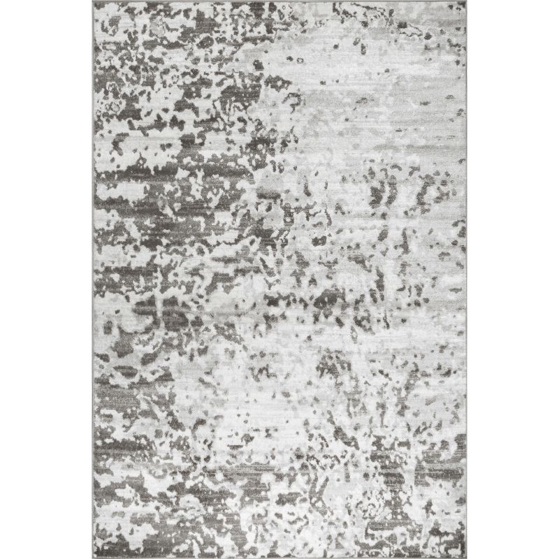 Meaghan Gray Abstract Washable Synthetic Area Rug, 5' x 8'