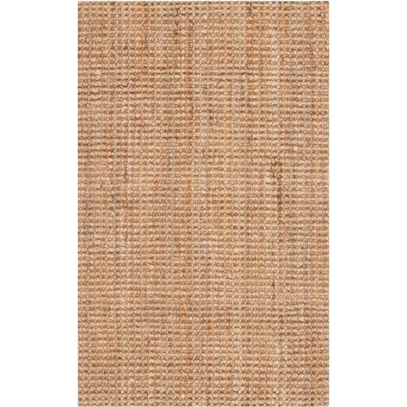 Handmade Natural Beige Jute Area Rug, 2'3" x 4'