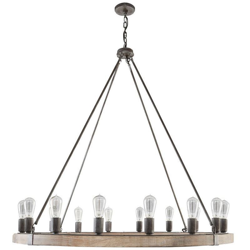 Urban Wash 16-Light Chandelier with Distressed Coat Finish