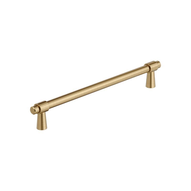 Champagne Bronze 7-9/16 Inch Modern Bar Cabinet Pull