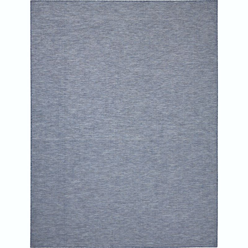 Positano Navy Blue Rectangular 7' x 10' Easy-Care Outdoor Rug