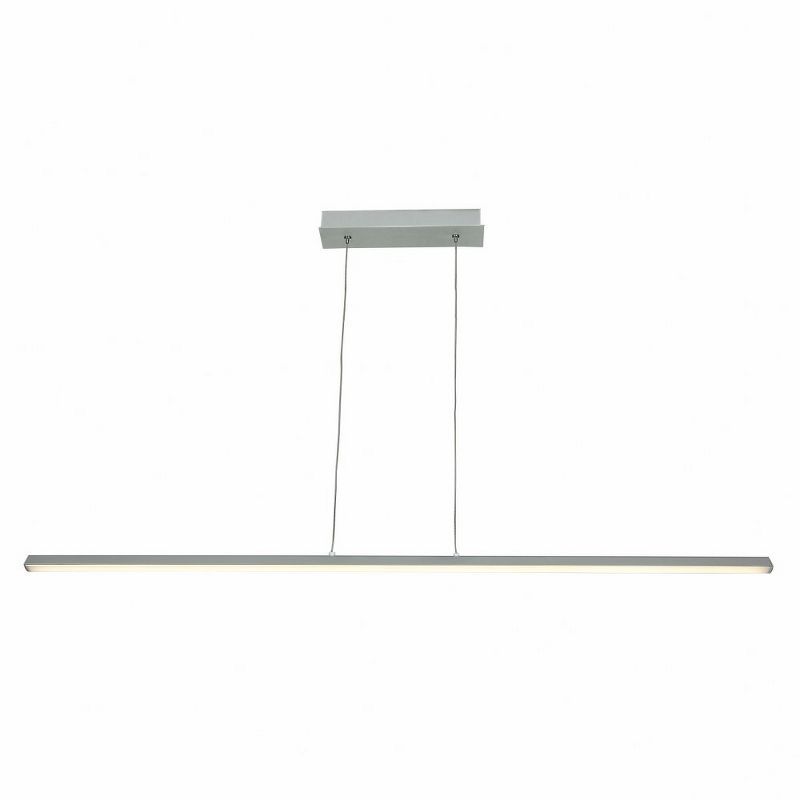 Silver 48" Aluminum LED Pendant Light