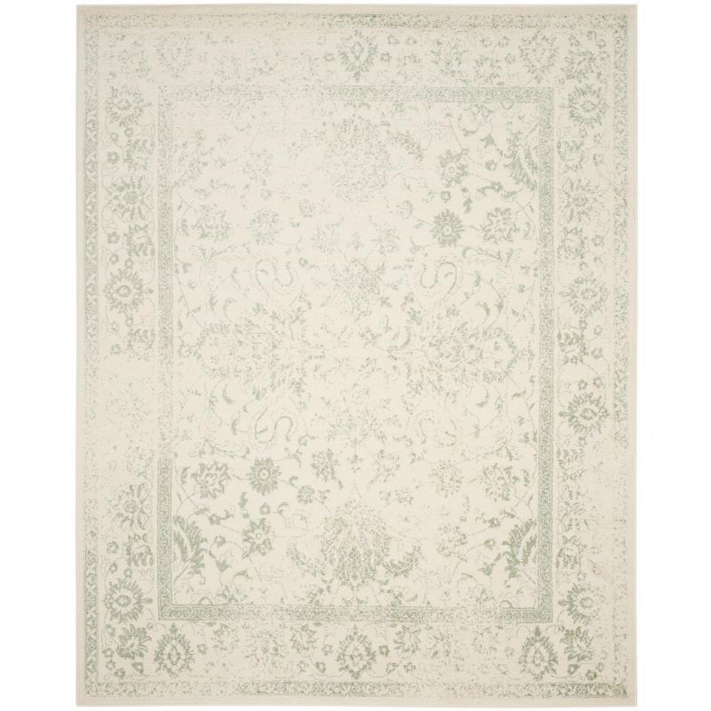 Chic Lodge Ivory/Sage Synthetic 10' x 14' Hand-Knotted Area Rug