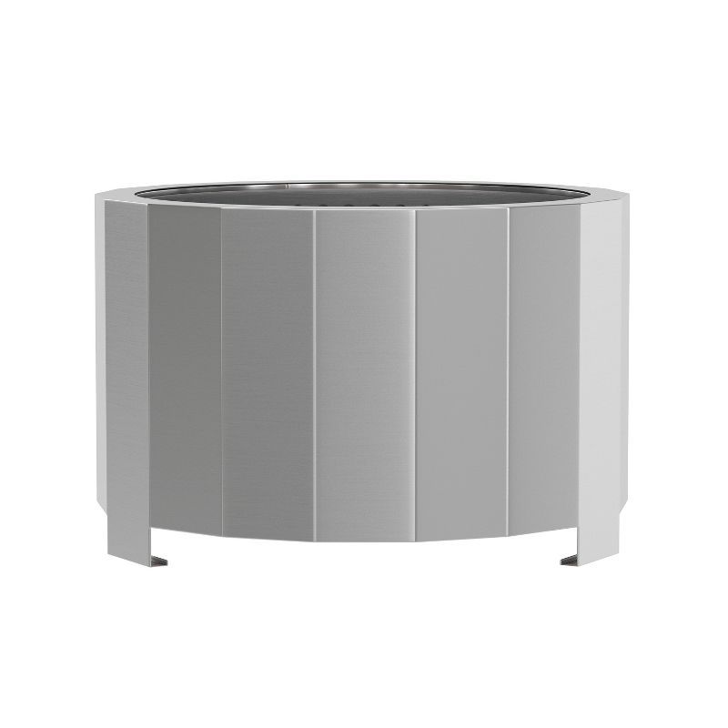 Stainless Steel Smokeless Wood Burning Fire Pit with Stand