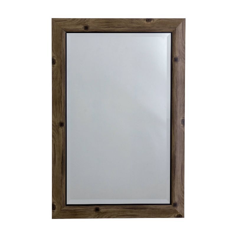 Rectangular Frameless 40.4" x 29.4" Wall Mirror