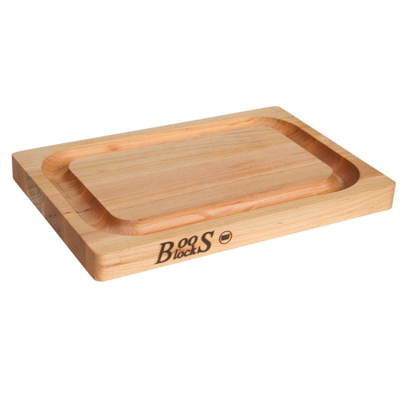 Maple Wood Reversible Cutting Board with Juice Groove