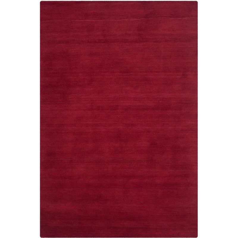 Himalaya Red Handmade Wool 6' x 9' Area Rug