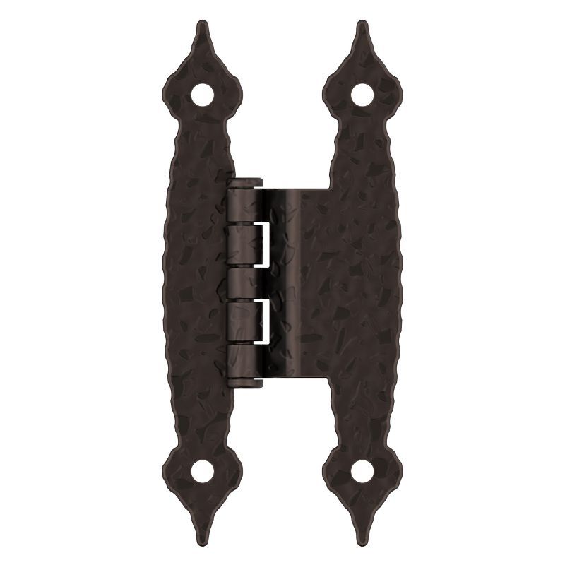 Oil-Rubbed Bronze 3/8 Inch Offset Decorative Cabinet Hinge