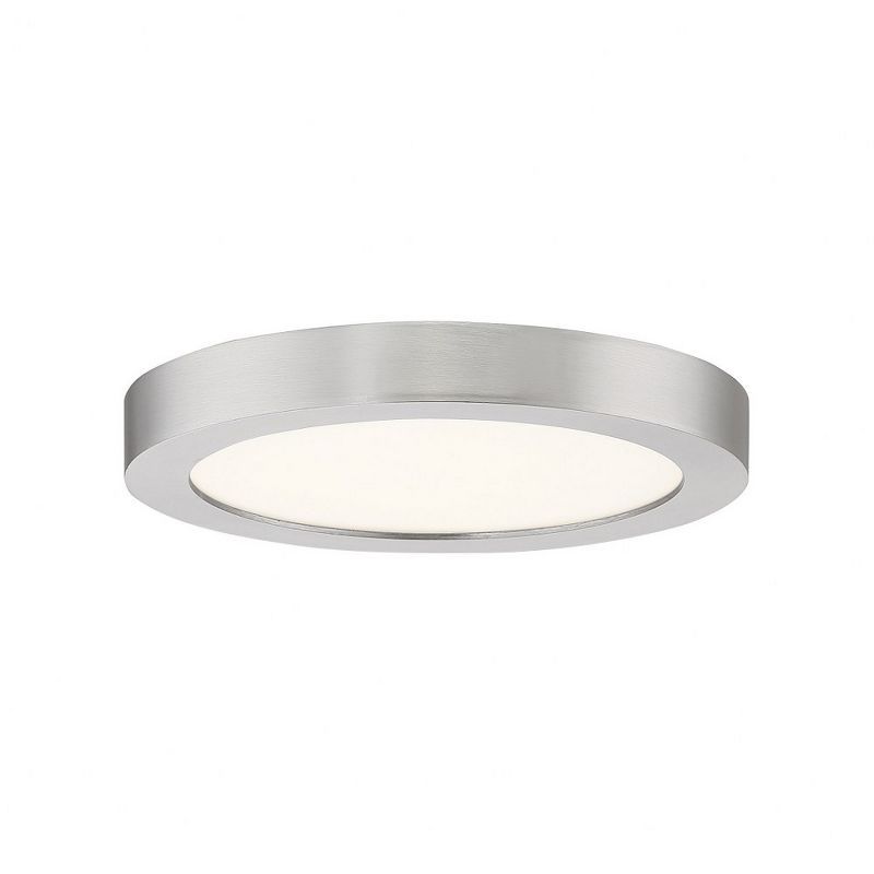 Brushed Nickel 7.5" LED Flush Mount Ceiling Light