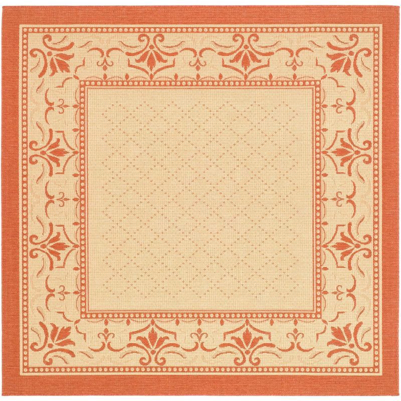 Terra Square 7'10" Synthetic Indoor/Outdoor Stain-Resistant Rug