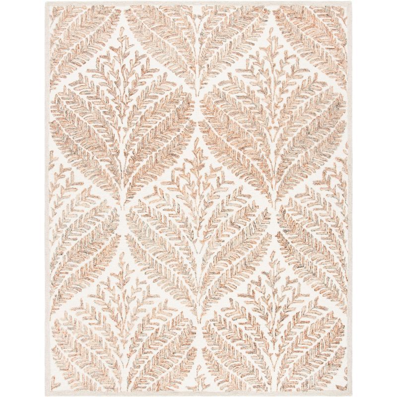 Ivory Hand-Tufted Wool 6' x 9' Area Rug