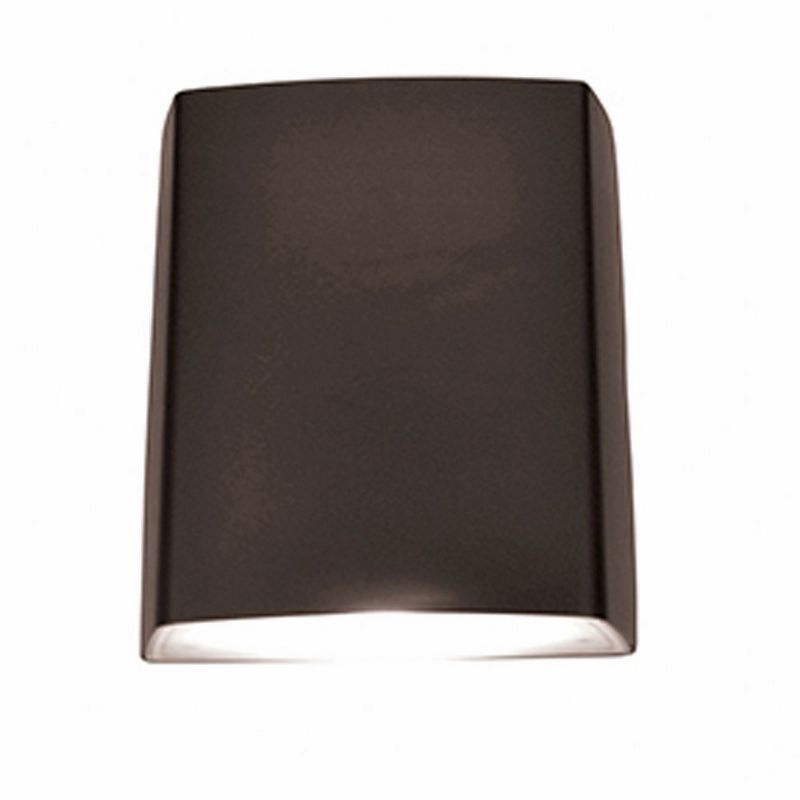 Bronze LED Outdoor Wall Sconce with Metal Finish