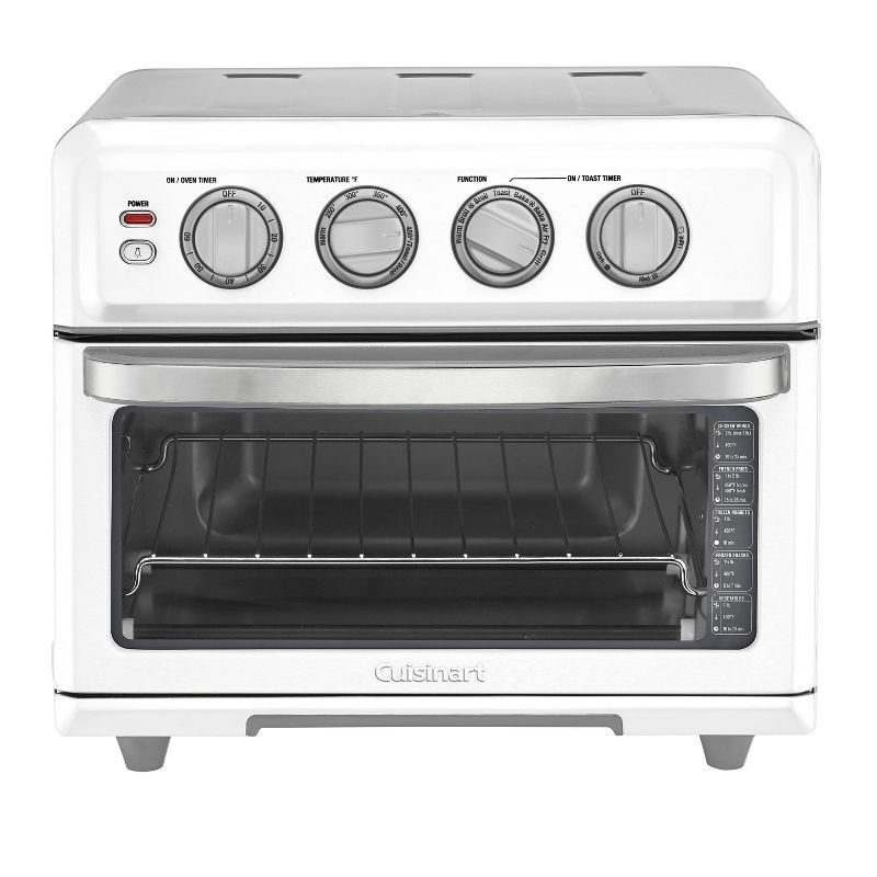 White Air Fryer Toaster Oven with Grill and Convection