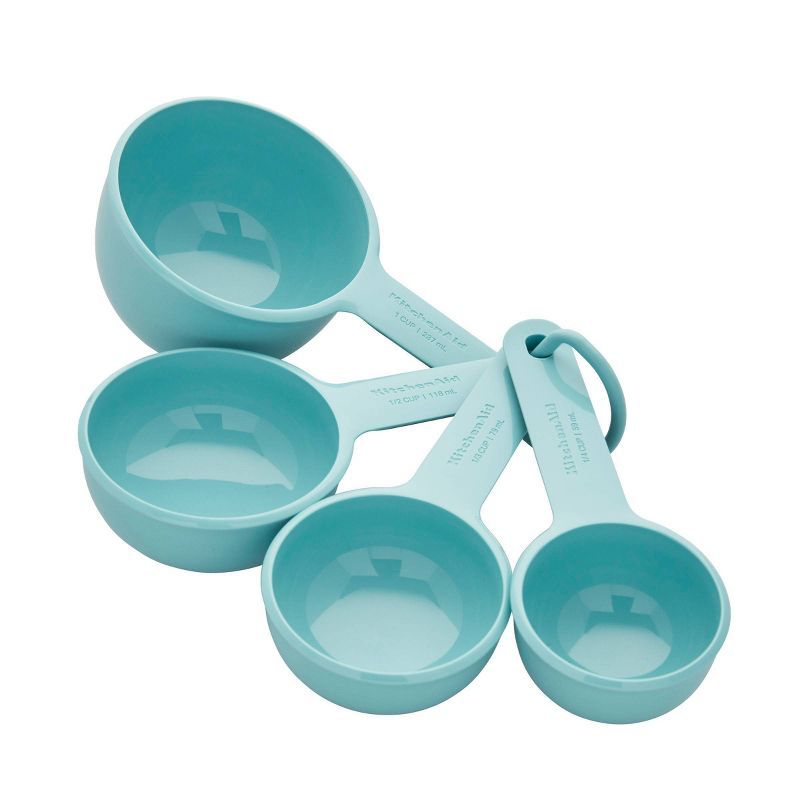 Aqua Sky Plastic Measuring Cups Set of 4