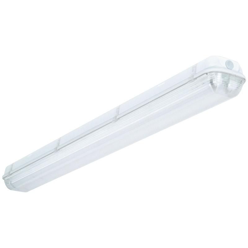 Lithonia 48" White Glass T8 Fluorescent Indoor/Outdoor Light Fixture