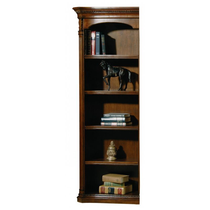 Hekman Old World Walnut Burl Adjustable Kids Bookcase