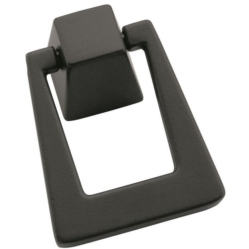 Black Bronze Drop Bail Cabinet Drawer Pull with Mounting Hardware