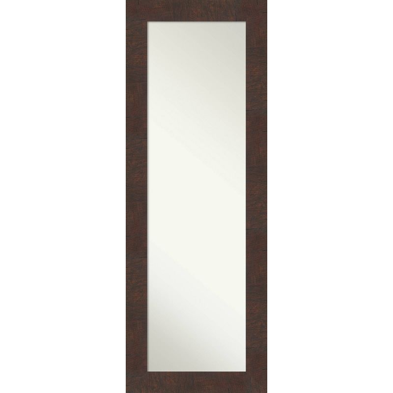 Wildwood Brown and Silver Full-Length Wood Mirror
