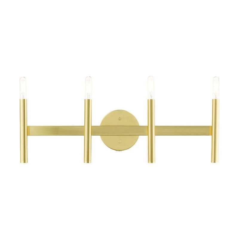 Copenhagen Satin Brass 4-Light ADA Compliant Vanity Sconce