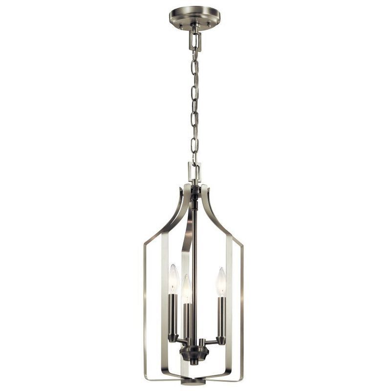 Morrigan 21" Brushed Nickel 3-Light Foyer Pendant