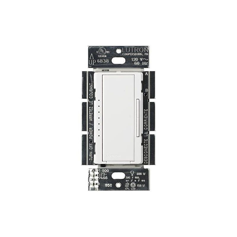 White Smart Rocker Dimmer Switch with Timer