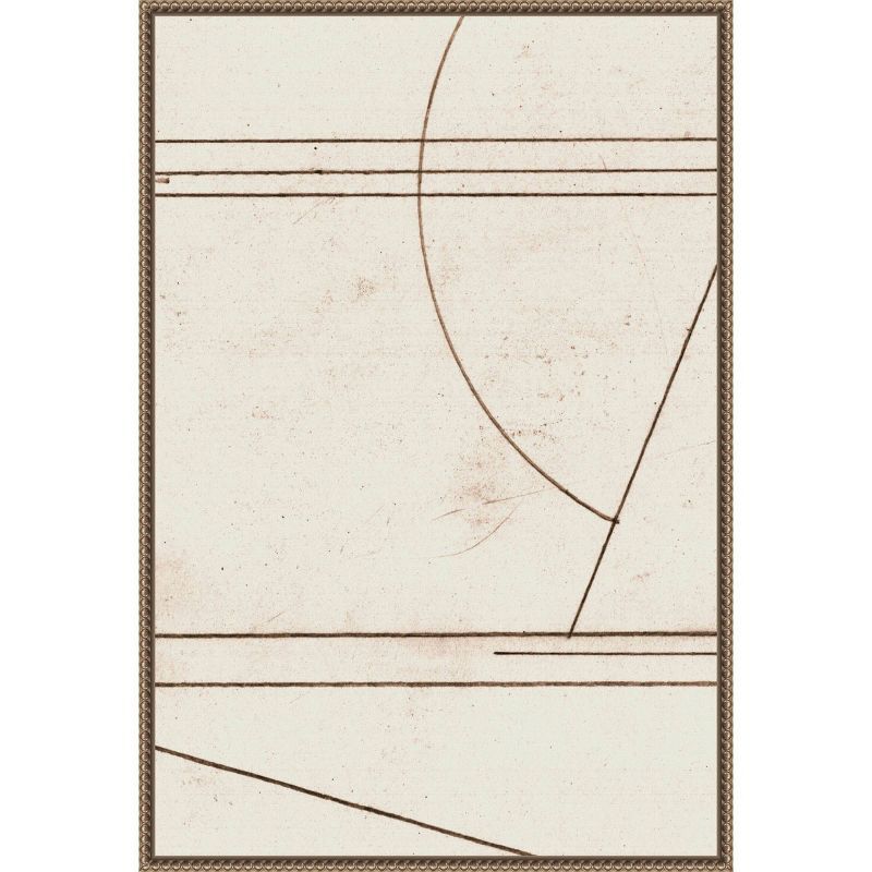 Minmod No1 Abstract Canvas Print with Bronze Frame, 23" x 33"