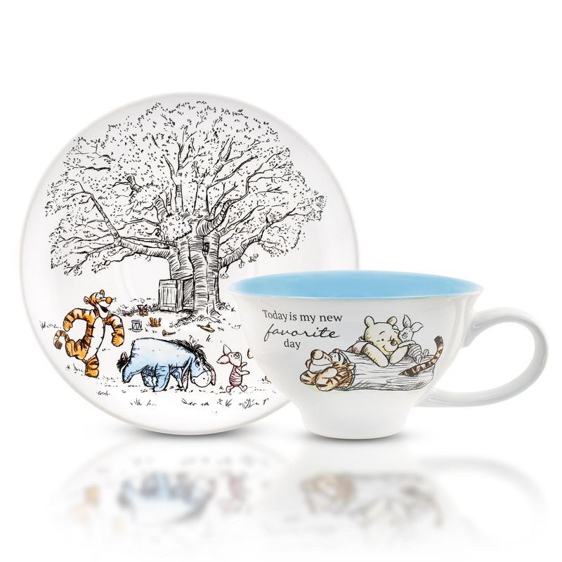 Winnie the Pooh Ceramic Teacup and Saucer Set