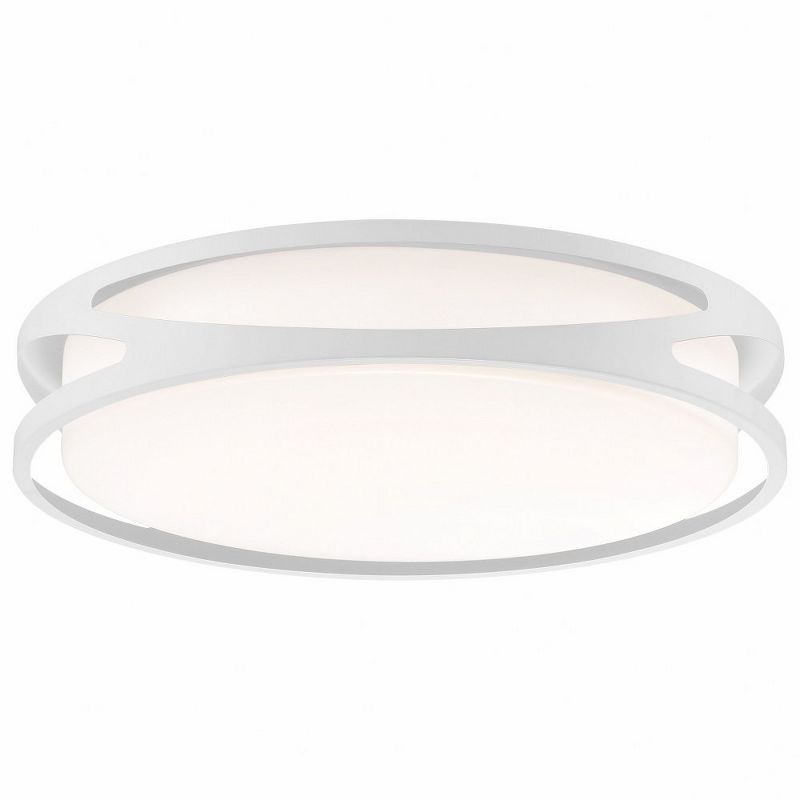 Lucia White Acrylic Lens 40W LED Transitional Flush Mount