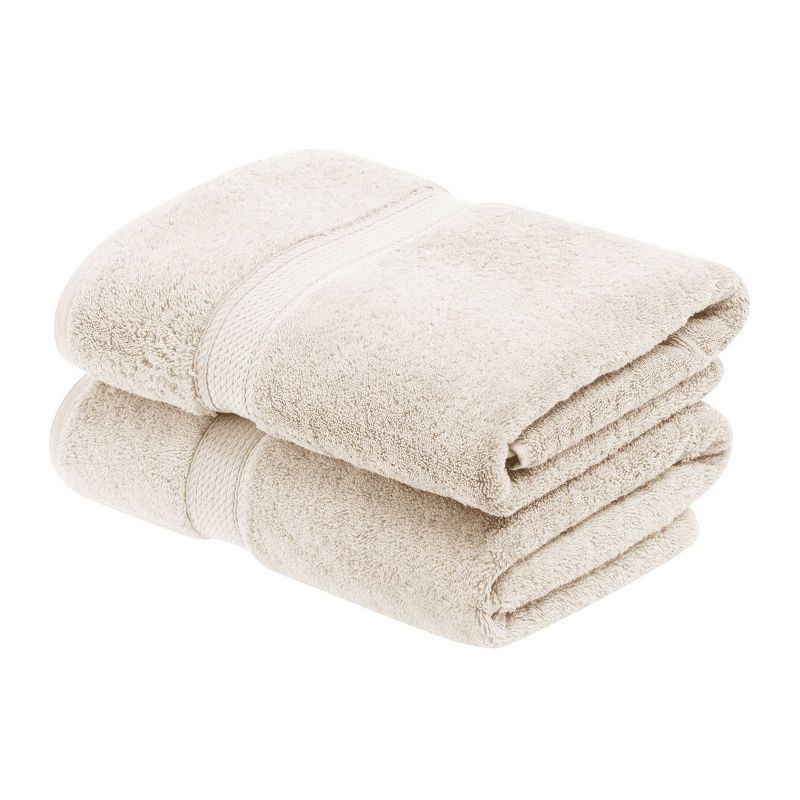 Oversized Cream Egyptian Cotton Washcloth Set