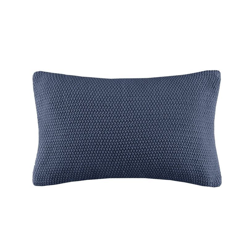 Casual Cottage 20'' Indigo Knit Euro Pillow Cover