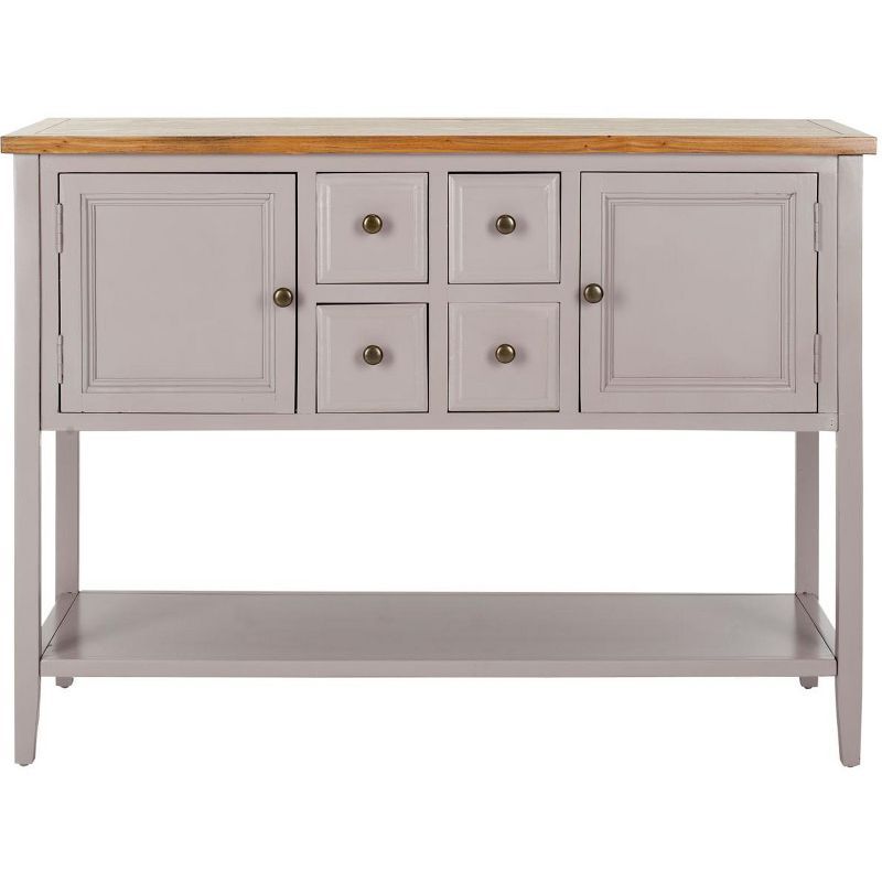 Charlotte 46" Brown and White Oak Transitional Sideboard