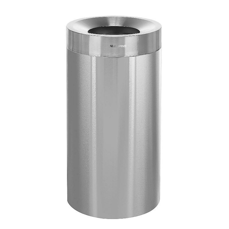 27-Gallon Fingerprint Resistant Stainless Steel Commercial Trash Can