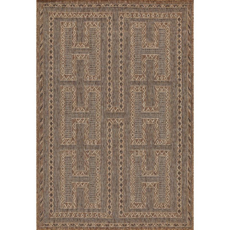 Hampton 5' x 7' Blue Synthetic Easy Care Rug