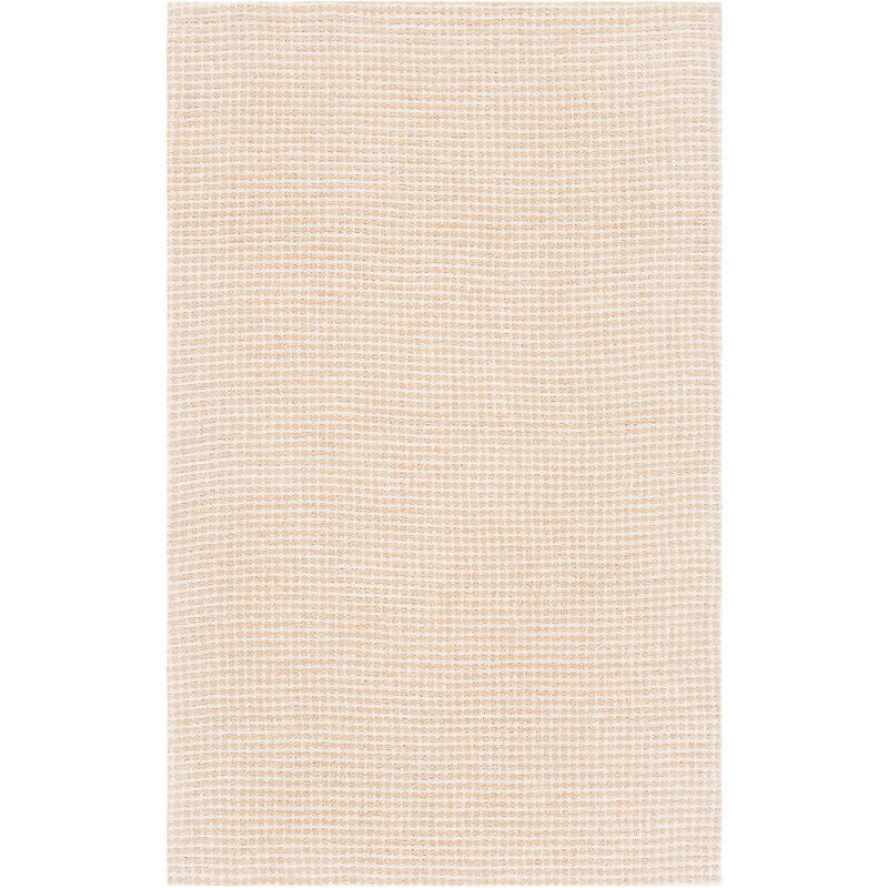 Gold Hand-Tufted Wool and Viscose 8' x 10' Area Rug