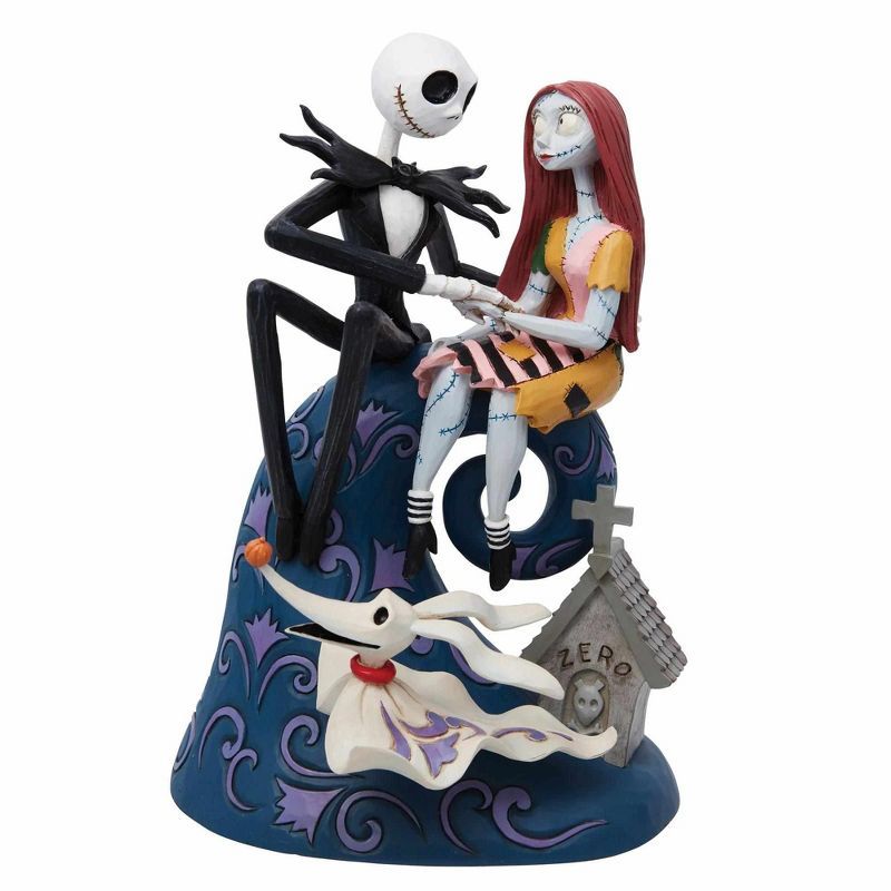 Nightmare Before Christmas Jack and Sally Resin Figurine