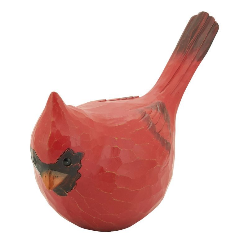 Red Resin Cardinal Figurine Home Accent