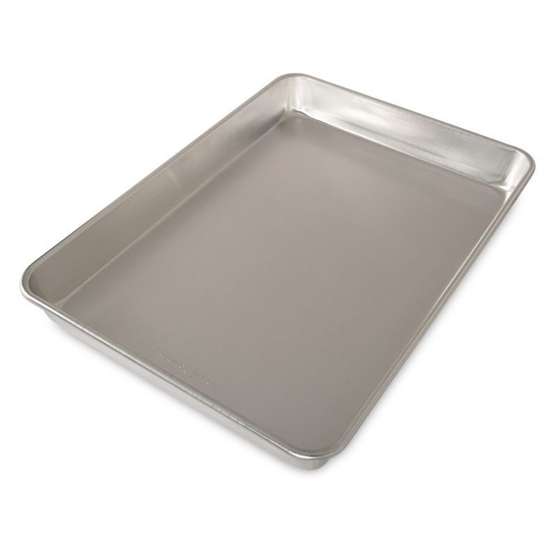 Nordic Ware High-Sided Silver Aluminum Sheet Cake Pan