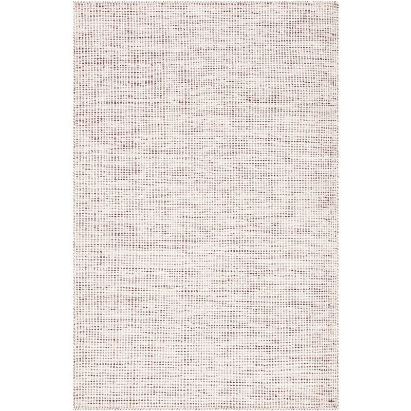 Ivory Hand Tufted Wool Rectangular Area Rug 6' x 9'