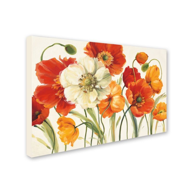 Lisa Audit Poppies Melody I Floral Canvas Wall Art