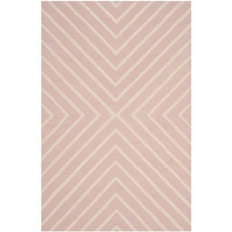 Ivory Whisper Hand-Tufted Wool Kids' Playroom Rug 4' x 6'