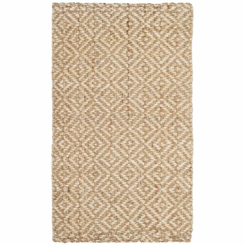 Ivory Natural Hand-Woven Jute & Sisal 3' x 5' Area Rug