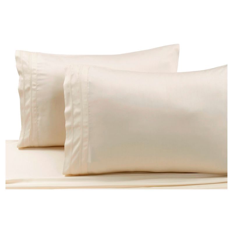 Ivory 300 Thread Count Rayon from Bamboo King Pillowcase Pair