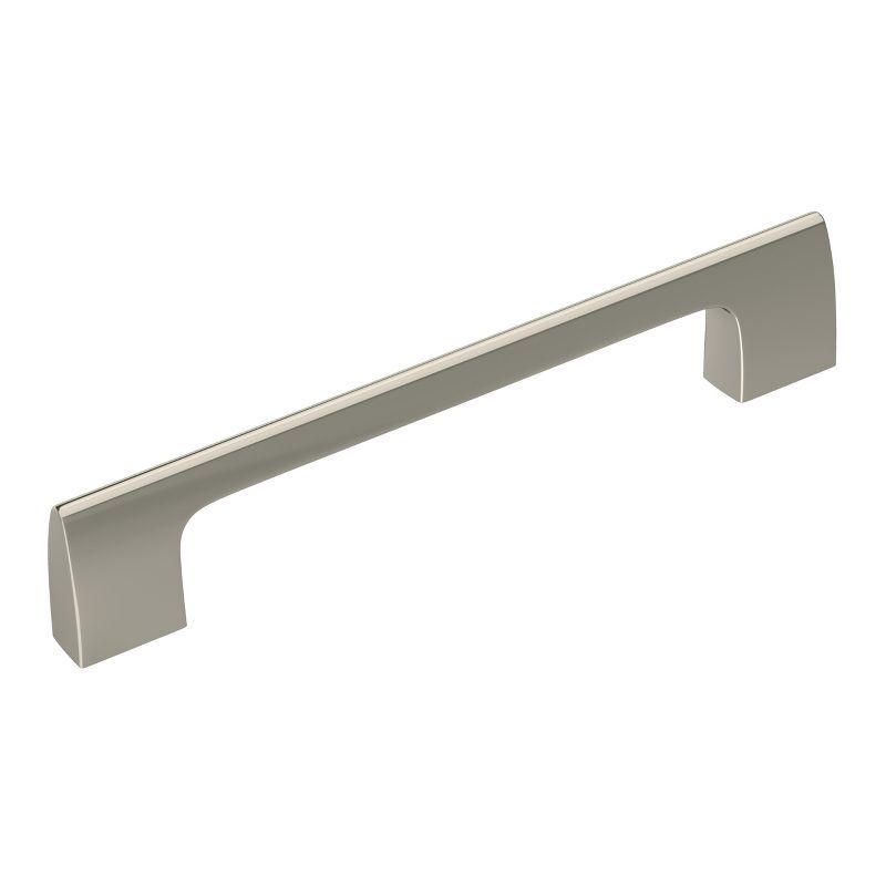 Polished Nickel Modern Cabinet Drawer Pull 5-1/16 inch