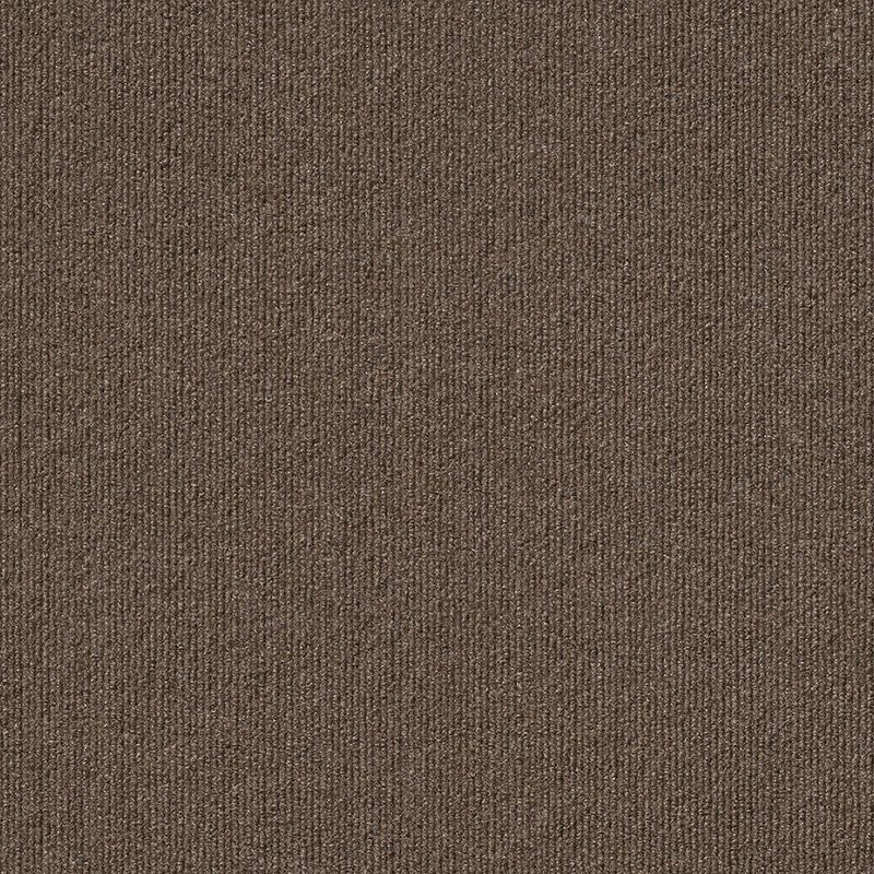 Espresso 18" Self-Stick Ribbed Carpet Tiles, Pack of 16