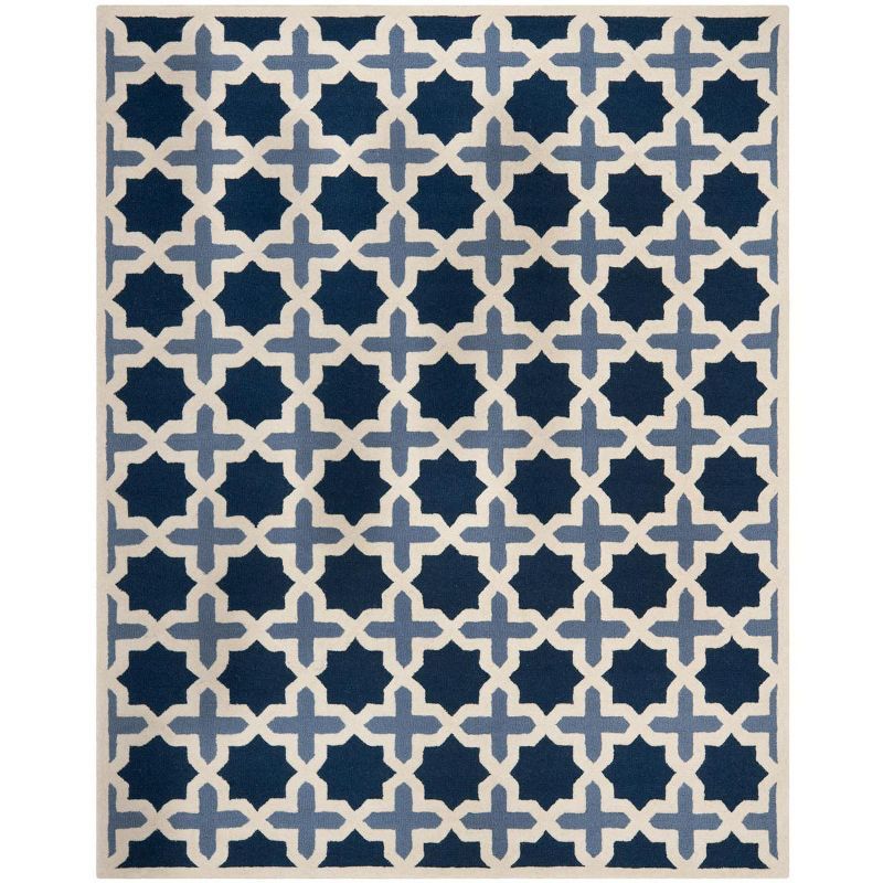 Ivory Elegance Hand-Tufted Wool 8' x 10' Area Rug