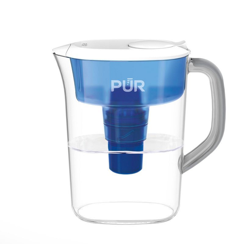 PUR 7-Cup Blue and White Water Filtration Pitcher