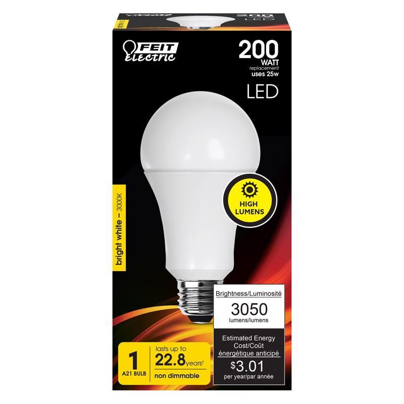 Feit 3050 Lumen Bright White A21 LED Bulb